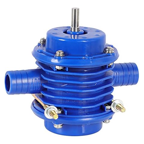 ORIENTOOLS Drill Power Water Pump Blue Drill Pump 2400L/H Drill Water Pump2000-3000 RPM,Oil Fluid Water Use, Blue Cover
