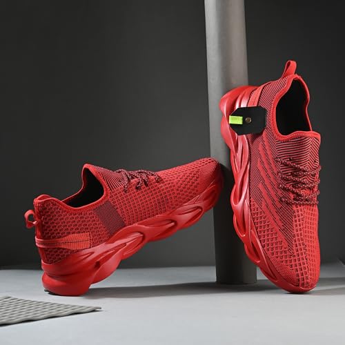 Image of Cruiser Sneaker for Men | Lightweight & Stylish | Breathable Mesh Lace-Up Shoes | Casual Wear, Gym, & Street Style (2644)