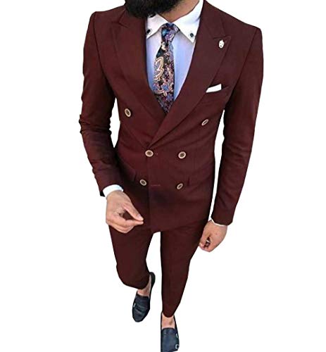 Costume à double boutonnage ajusté pour valoriser votre silhouette