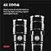 NEBO SLYDE King 500 Lumen Rechargeable LED Flashlight Bundle with SLYDE Holster