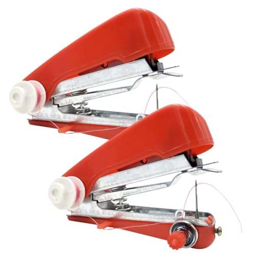 SEWACC Máquina De Coser Doméstica Mini Herramienta De Costura Portátil Diseño Práctico SEWACC Máquina De Coser Doméstica Mini Herramienta De Costura Portátil Diseño Práctico