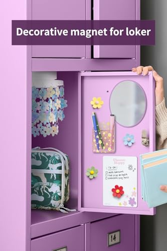 Imanes decorativos flor 3D, pack de 24 unidades miniatura 5