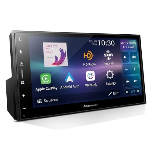 Opiniones y reviews de pantalla pioneer al mejor precio. 41 Pioneer DMH-2000NEX Receptor multimedia digital de doble DIN de 6.8 pulgadas, con cable Apple CarPlay y Android Auto, Bluetooth, compatible con cámara de respaldo, visualización...