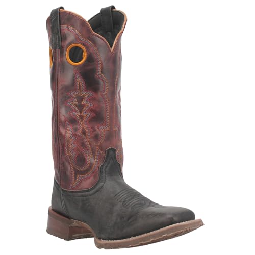 Laredo Mens Isaac Square Toe Casual Boots Mid Calf - Black, Brown2