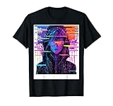 Photo Gallery vaporwave glitch girl giapponese cyberpop estetica maglietta Photo Gallery vaporwave glitch girl giapponese cyberpop estetica maglietta