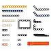 LOONGON Technic Liftarm Brick Separator Chassis Frame Liftarm Beam Rotor Helicopter - 280 Pieces Beams Axles Connectors Bricks Sets Technic Beams