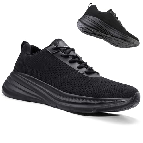 ZOVE Walking Shoes for Men Running Tennis Cushioning Shoes Non Slip Lightweight Athletic Workout Comfortable Sneakers Breathable Gym Jogging Sports Sneakers