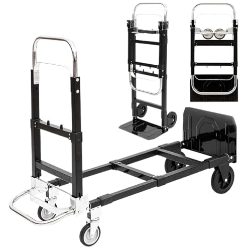 Carretilla plegable 3 en 1 resistente para transporte miniatura 1