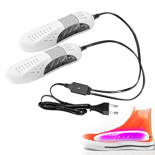 Asciuga Scarpe Elettrico, Asciugatrice Portatile per Calzature, Asciuga Stivali Portatil, per Viaggi Domestici Invernali...
