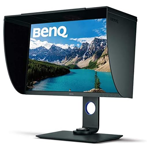 BenQ SW271 27 Inch 4K HDR Professional IPS Monitor |10-Bit with 14-Bit 3D LUT Hardware Calibration| Aqcolor for Accurate Reproduction | Detachable Shading Hood, Black