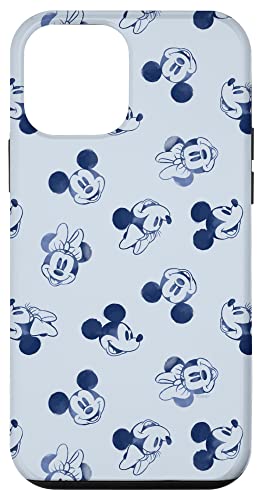 Coque iPhone 12 mini Disney Mickey Minnie Mouse retro case art