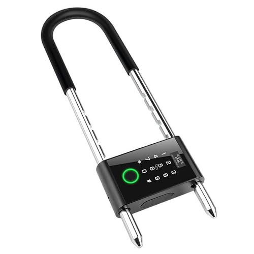 Aurosmart Smart Bike Lock with Fingerprint & App Control