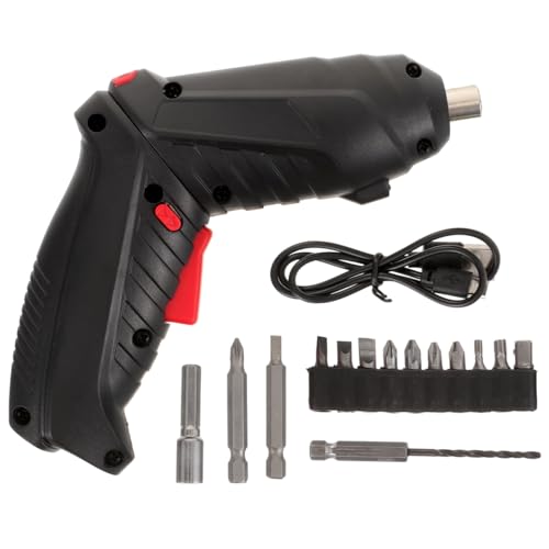Image of SEWOART Rechargeable Cordless Screwdriver with Led Light Compact Electric Hand Drill Usb Charging Ergonomic Handle for Home Diy Furniture Assembly and Small Repairs