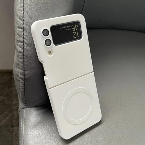 Coque Samsung Z Flip 3 magnétique blanche protection premium souple