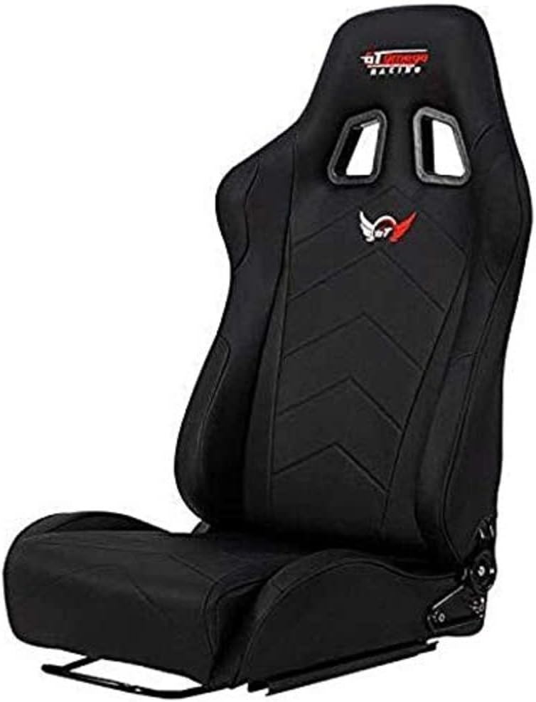 GT OMEGA Racing XL RS Seat | Ultimate Comfort & Support | Extra Leg Room | Sim Racing Enthusiast's Choice
