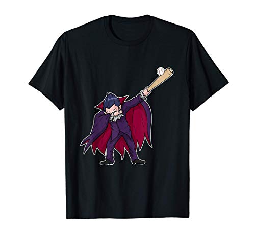 Dabbing Dracula Voleibol Divertido Disfraz De Halloween Camiseta