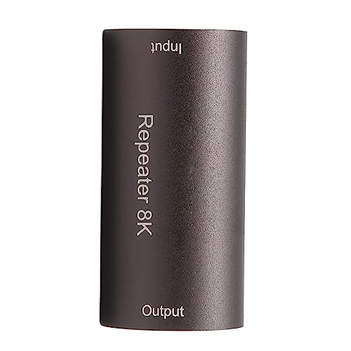 PLUG AND PLAY: l'amplificatore di segnale HDMI 8K è plug and play, senza driver, senza adattatore di alimentazione, facile da configurare e utilizzare.
