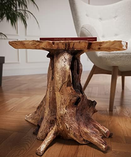 Kare Design Side Table Tree Small Nature, Brown, 51 x 51 x 42 cm