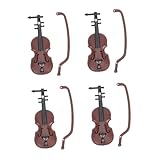 Décoration d'instrument de musique : ce modèle de meuble miniature est conçu de vivante, avec un look élégant et une excellente finition, violon de maison de poupée