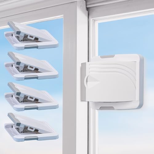 EcoBaby Sliding Door Lock, 4 Pack Child Proof Safety
