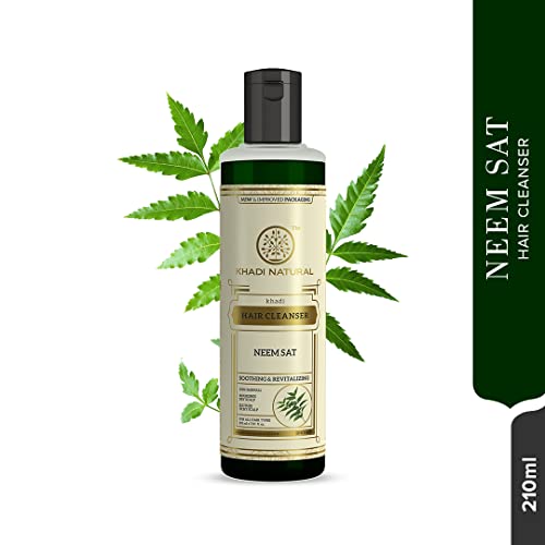 Khadi Natural Neem Sat Herbal Shampoo - 210Ml #TOP4