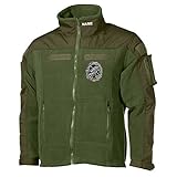 Copytec Combat Fleecejacke Fernspäher Fernspähkompanie Bundeswehr GRATIS Namen#30483, Größe:3XL, Farbe:Oliv