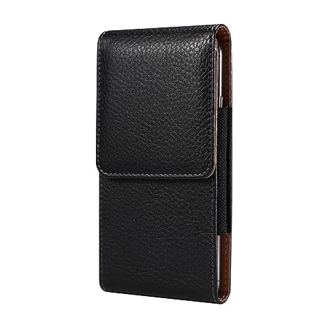 Phone Belt Holster Pouch Case Holder XL for Samsung Galaxy A14 5G, S23 Ultra, S22 Ultra, A13 5G, A32 5G, A42 5G, A71 5G, A12 A03S / Pixel 6 Pro/Moto G Pure, G Power 2022, G 5G, with Metal Belt Clip Cover