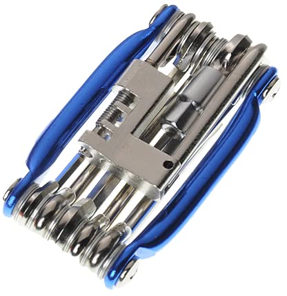RESHNE 11 in 1 Road Bike Bicycle Repair Multi Tools Mountain Bike Cycling Kit Set (Blue) Carbon Steel 11 In 1 Cycle Tool Kit Multi Purpose Mountain Bike cycle Repair Tool Kit Allen Key Spoke Wrench (B08SHFXW2M) Amazon Price History, Amazon Price Tracker