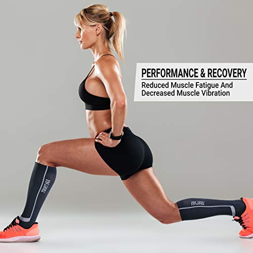 Thirty48 Elite Compression Socks Women & Men Graduated 20-30mmHg for Running, Athletic, Flight Sock - Performance & Recovery2