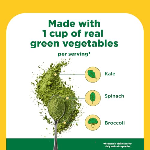 Nature Made Super Greens Powder with Prebiotic Fiber Drink Mix, 6.61 oz - image 4