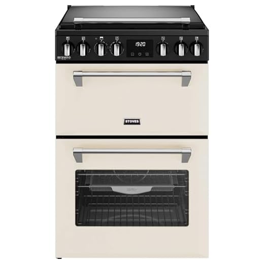 Stoves DX MRA RICHMOND 60DF CRM 600mm Dual Fuel Cooker Gas Hob Power WOK Cream