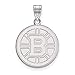 Boston Bruins Large (3/4 Inch) Pendant (Sterling Silver)