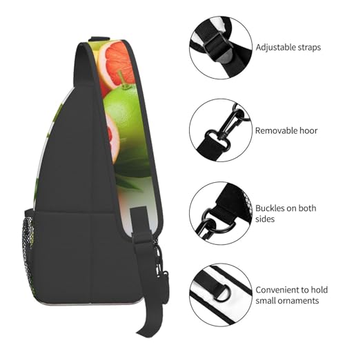 Bolso cruzado citrus fruits tipo sling para hombre y mujer miniatura 6