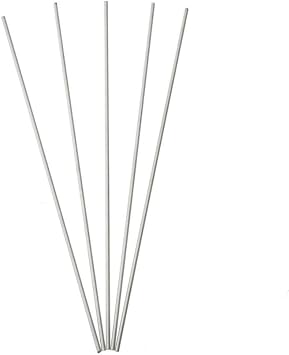 5pcs 304 Stainless Steel Straight Pipe Tubing OD 2mm x 1.6mm ID, Length 250mm Stainless Steel Capillary Tube