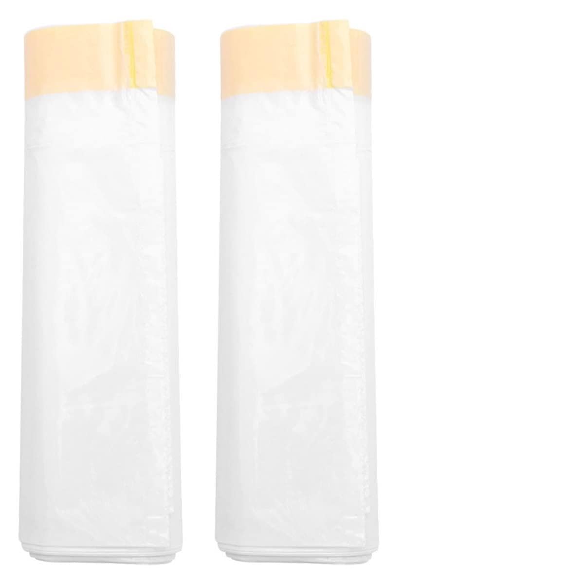 Totority 2Rolls Extra Thick Cat Litter Box Liners with Drawstring for Easy Cleanup Durable Cat Waste Bags for Indoor Pans