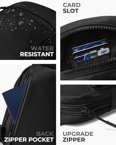 choliss small sling bag for women and men crossbody bags trendy fanny packs chest bag with extended strap