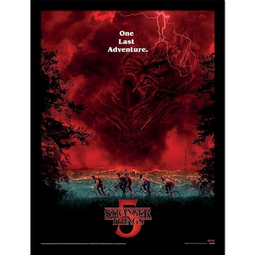 Cadre Stranger Things 5 Vecna Sky affiche murale 30x40 cm impression de collection pour fan - 2