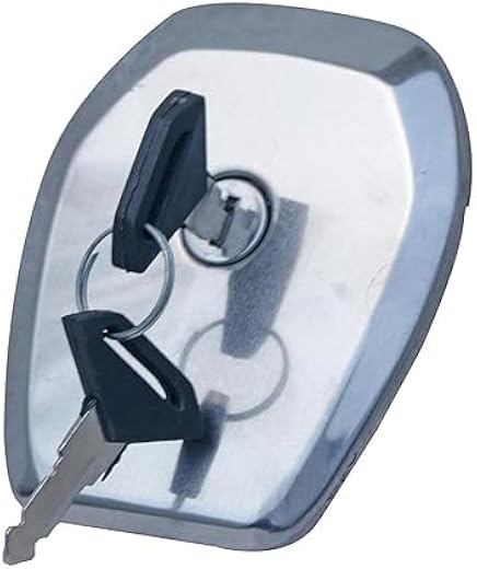 mapMAYA Petrol Tank Lock Set Compatible for Bajaj Platina BS4/ Discover BS4