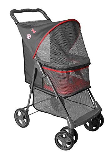 Carrinho Para Cachorro Cinza Galzerano 15kg