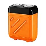 Rasiergerät für Männer, wiederaufladbarer, kabelloser Rasierer mit Doppelkopf – Mini-Elektro-Rasiergerät, für den Heimgebrauch Reisen Urlaub Hotel Outdoor Badezimmer