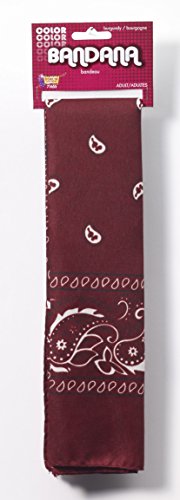 Forum Novelties Bandana, Burgundy