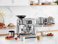 Sage - The Oracle Jet - Siebträgermaschine, Espressomaschine mit integriertem Mahlwerk - Manueller & automatischer Milchaufschäumer - 1600W - 14 Voreinstellungen, inkl. Knock Box - Edelstahl – Ansicht 3