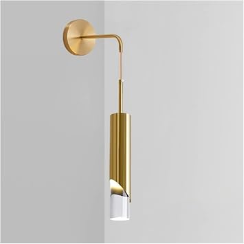 Wall Lamp Wall Light Bedside Metal Acrylic Led Lighting Luxury Bedroom Creative Wall Sconce Golden Wall Lantern for Living Room Bedroom Color Gold