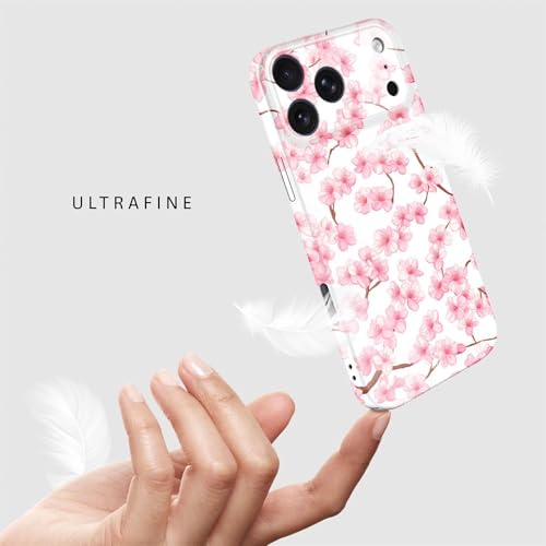 Coque iPhone 17 Pro ONEFLOW fleur de cerisier en plastique rigide - 5