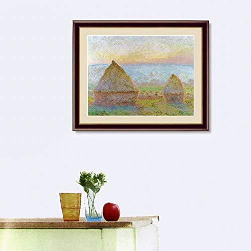 クロード・モネ　積みわら　図録・レゾネより　状態良好　新品額装付 26年01月31日 (土) 14:00-17:00 | 上野・根津 | クロード・モネ | 積み