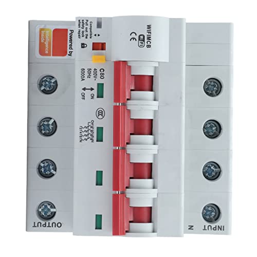 Disjoncteur Intelligent WiFi 4P AMONIDA 80A pour contrôle à distance - 4