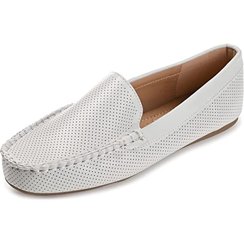 Image of Journee Collection Wide Width Halsey Loafers in Light Grey