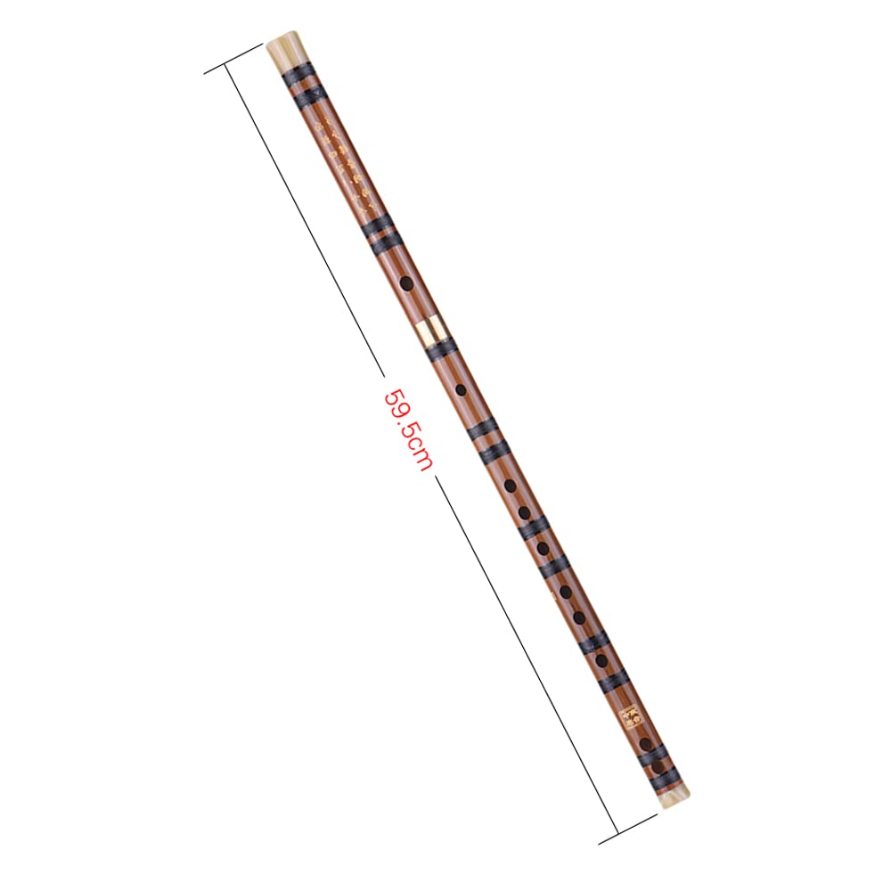 flûte de Bambou,Pluggable Bitter Bamboo Flute Dizi Traditionnelle Chinoise Main Bois Musical Instrument clé de D Niveau d'études Performance Professionnelle