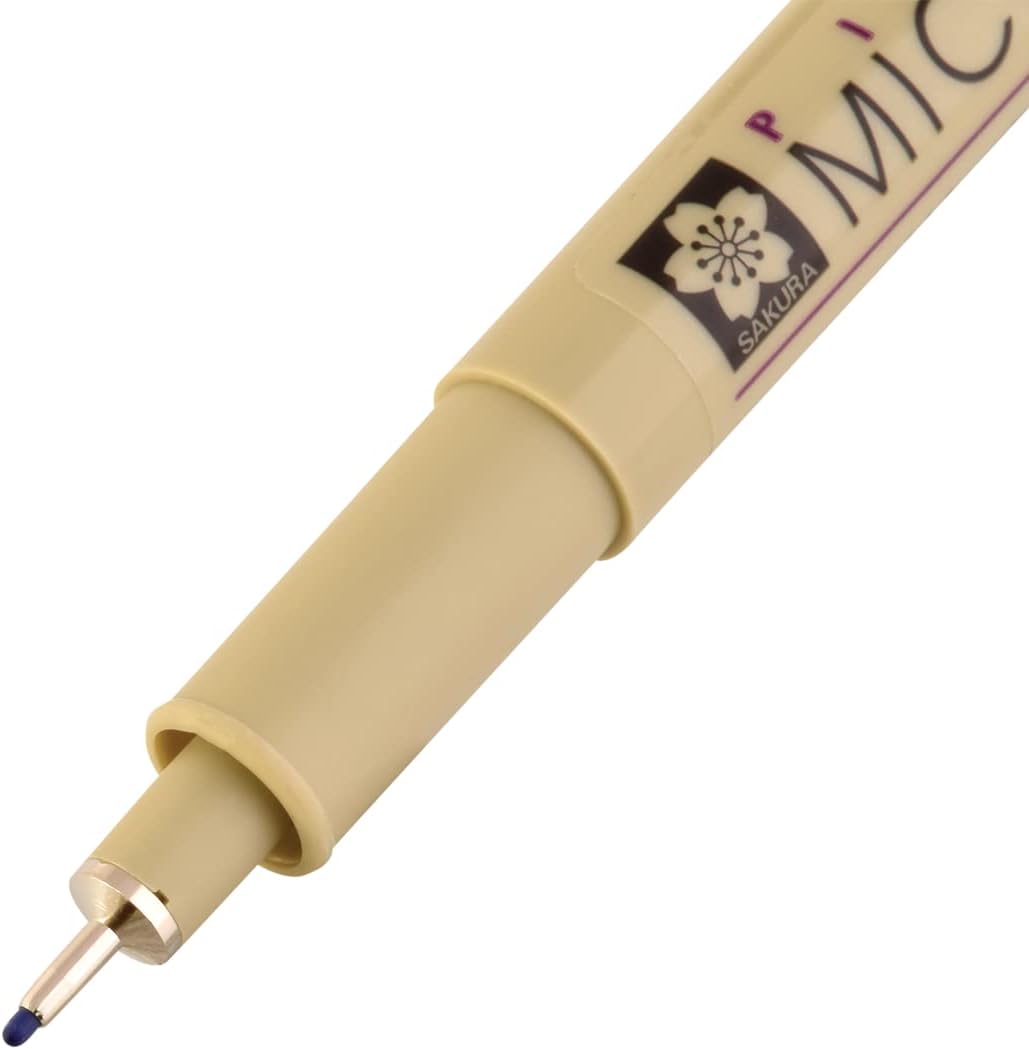 Sakura Pigma Micron Open Stock Pen, 0.45mm, Blue, No.5, 0.5 x 5.4 x 0.6 inches