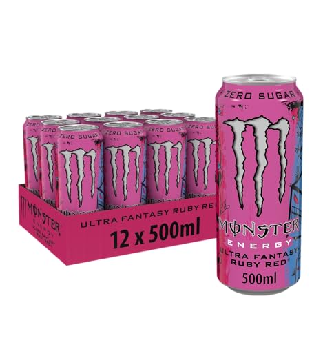 Monster energy ultra fantasy rouge rubis 12x500ml